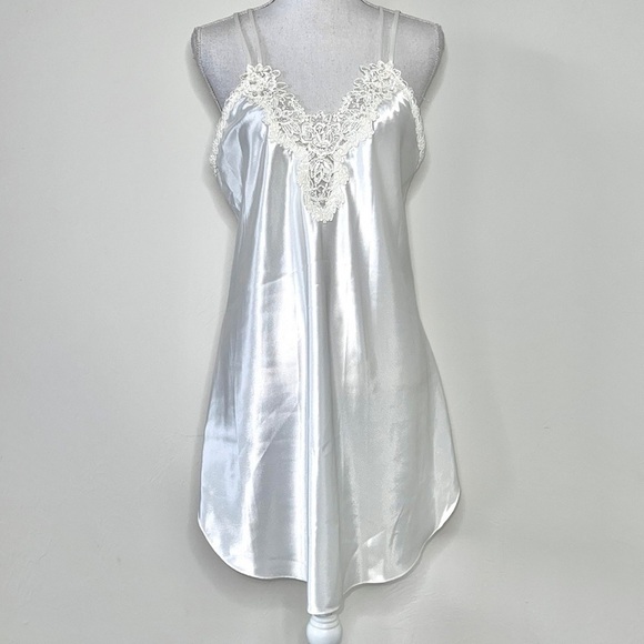 Vintage Angelic Satin Slip Dress - Picture 1 of 4